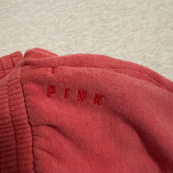 PINK Victoria's Secret Womens XS Faded Red Jogger Sweatpants High Rise Relaxed - Picture 7 of 8